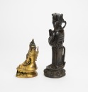 Qing - A Gilt - Bronze Figure Of Maitreya - 5