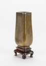 17th Century - A Bronze Vase (Woodstand) - 4