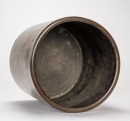 Qing - A Large Bronze Brush pot With Mark - 10