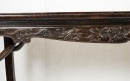 Qing - A Zitan Carved ‘Chilong Pattren Curved Lag’ Table - 4