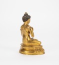 Qing - A Gilt Bonze Figure Of Boddha Dipankara - 3