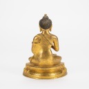 Qing - A Gilt Bonze Figure Of Boddha Dipankara - 4