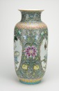 Late Qing/Republic - A Large Famille Glaze ‘Brids And Flowers’ Vase - 2