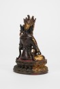 Qing - A Lacquered Gold Figure Of Mahastamaprapta - 3