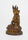 Qing - A Lacquered Gold Figure Of Mahastamaprapta - 6