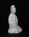 Qing - A Dehua White Porcelain Guanyin Statue. - 2
