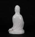 Qing - A Dehua White Porcelain Guanyin Statue. - 4