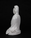 Qing - A Dehua White Porcelain Guanyin Statue. - 5