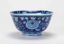 Qing Kagxi - A Blue And White Flowers Bowl. ‘Two Fishes’ Mark - 4