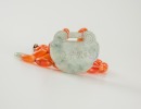 A Translucent Jadeite Pendant With Agate Beads Necklace - 5