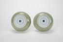 Qing Kangxi - A Pair of Blue And White ‘Five Phoenix’ Dishes. With Mark D: 16.2 cm - 2