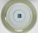 Qing Kangxi - A Pair of Blue And White ‘Five Phoenix’ Dishes. With Mark D: 16.2 cm - 4