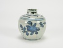 Qing - A Total Of Four Blue And White Jar,Dish and Two Paste Box - 4