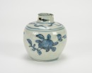 Qing - A Total Of Four Blue And White Jar,Dish and Two Paste Box - 5