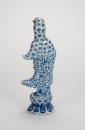 Late Qing - A Blue And White Guanyin. - 4