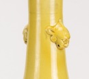 Republic - A Large Yellow Glaze Garlic Vase - 6