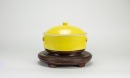 Late Qing/Republic - A Limon Yellow Glazed Cover Pot