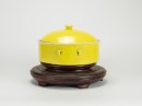 Late Qing/Republic - A Limon Yellow Glazed Cover Pot - 6