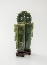 Republic - A Jasper Conjoined Vase And Cover - 6