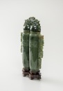 Republic - A Jasper Conjoined Vase And Cover - 8