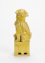 Late Qing - A Yallow Glazed Lion - 4