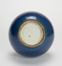 Qing - A Blue Glazed Gourd Shape Vase - 5