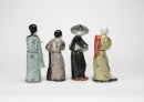 Late Qing /Republic - A Group Of Four Porcelain Statues. - 3