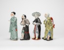 Late Qing /Republic - A Group Of Four Porcelain Statues. - 5