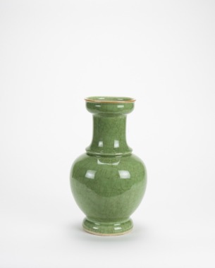 Qing - A Guan Yao Glazed Style Vase