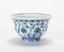 Qing - A Blue And White ‘Flowers’ Cup. - 2
