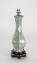 Qing - A Celadon Glazes Vase Lamp - 3