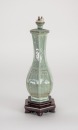 Qing - A Celadon Glazes Vase Lamp - 7