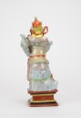 Late Qing/Republic - A Famille Glazed ‘Wai Tuo” Statue - 4