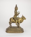 Late Qing/Republic - A Gilt - Bronze Figure Of Mahes/Vara - 2