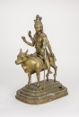 Late Qing/Republic - A Gilt - Bronze Figure Of Mahes/Vara - 7
