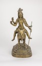 Late Qing/Republic - A Gilt - Bronze Figure Of Mahes/Vara - 8
