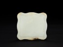 Qing - A White Jade Carved ‘Dragon’ Ink Pad - 2