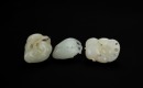 Qing - A Group Of 8 Carved White Jade Pendants And Two Carved Jadeite Pendants (Total 10 Pcs) - 5