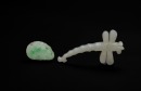 Qing - A Group Of 8 Carved White Jade Pendants And Two Carved Jadeite Pendants (Total 10 Pcs) - 7