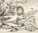 Lin San Zhi (1898-1989) Four Painting, - 10