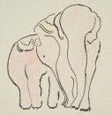 Attribute To Sanyu (1895-1966) Elephant, - 2