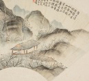 Republic-Zhang Bai Yu, Zhao Songtao, He Gu (Three Fan painting) - 9