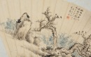 Republic-Zhang Bai Yu, Zhao Songtao, He Gu (Three Fan painting) - 14