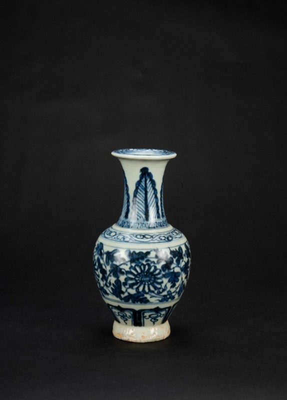 Possible Yuan - A Blue And White ‘Flowers ‘ Vase