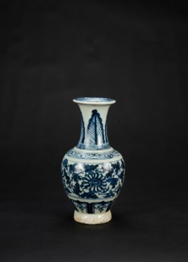 Possible Yuan - A Blue And White ‘Flowers ‘ Vase