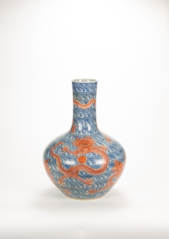 Late Qing - An Iron Red Underglaze