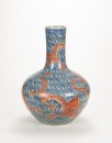 Late Qing - An Iron Red Underglaze - 2