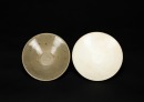 Antique - A White Glaze And Gray Glazed Tea Cups