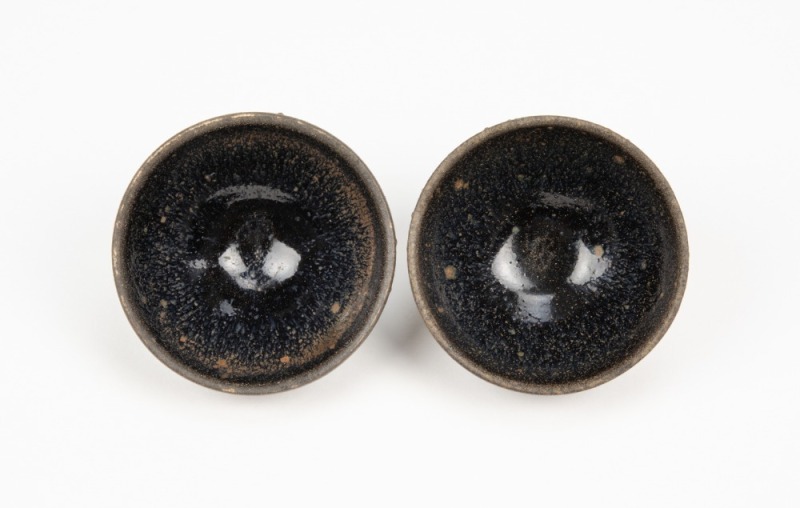 Jian Yao - A Pair Of Black Glaze Tea CuPcs