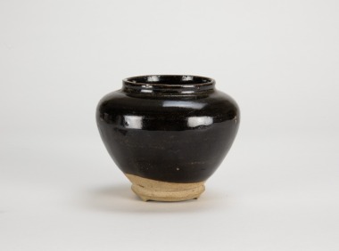 Shanxi Huoshou Black Glazed Jar